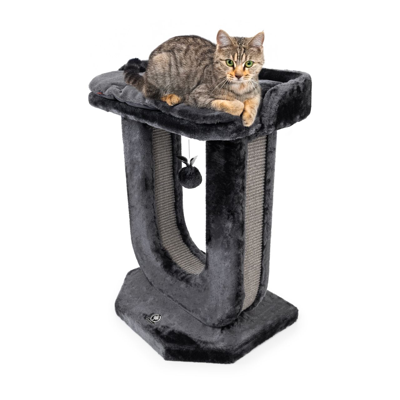 UniqueCurve U-vormige krabpaal in antraciet