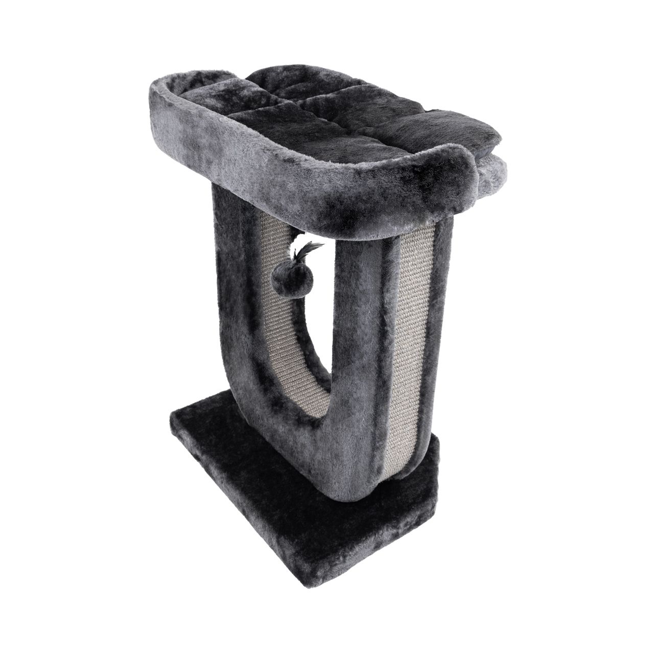 UniqueCurve U-vormige krabpaal in antraciet